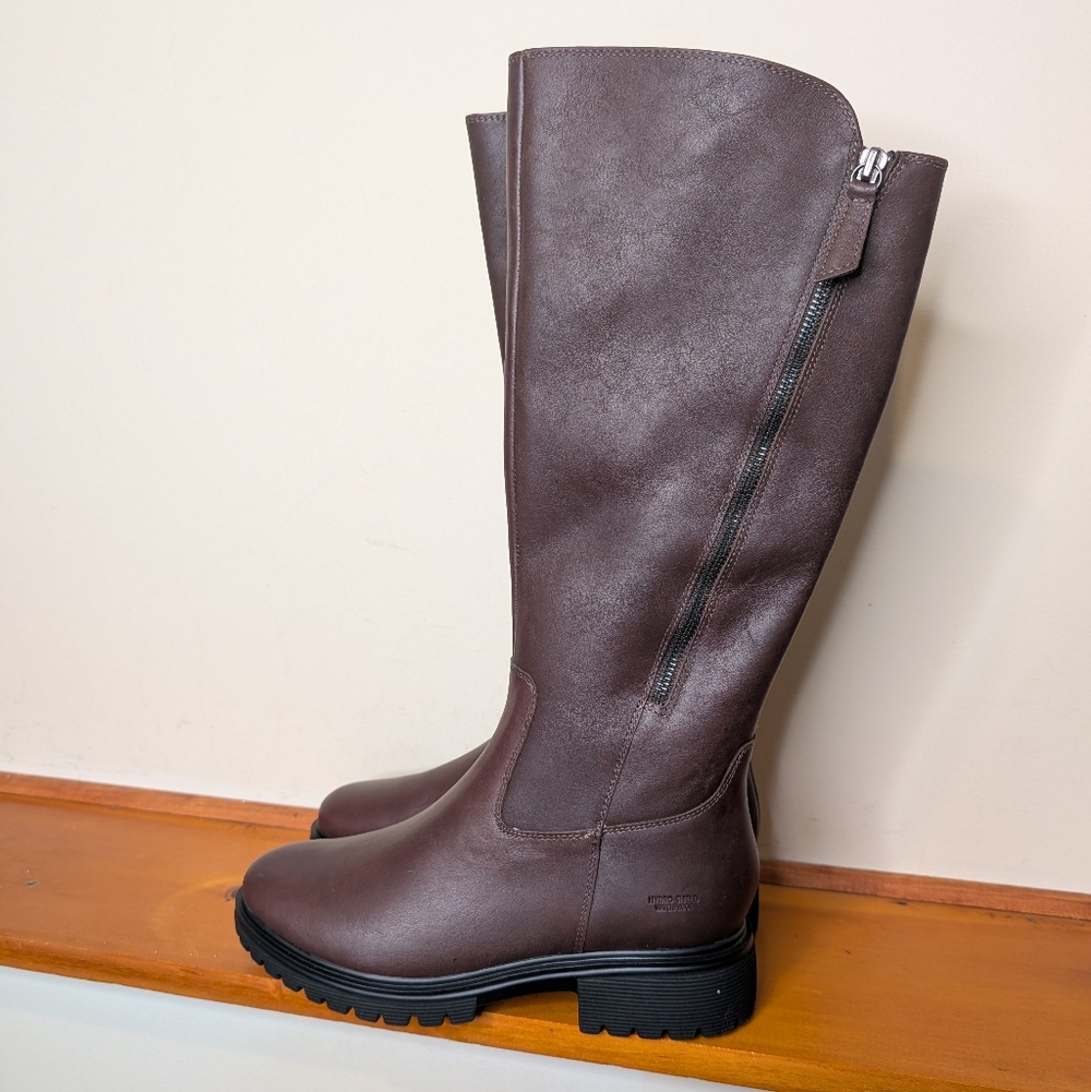 Rockport Vivette Hydro-Shield Waterproof Tall Boot Brown Size 9